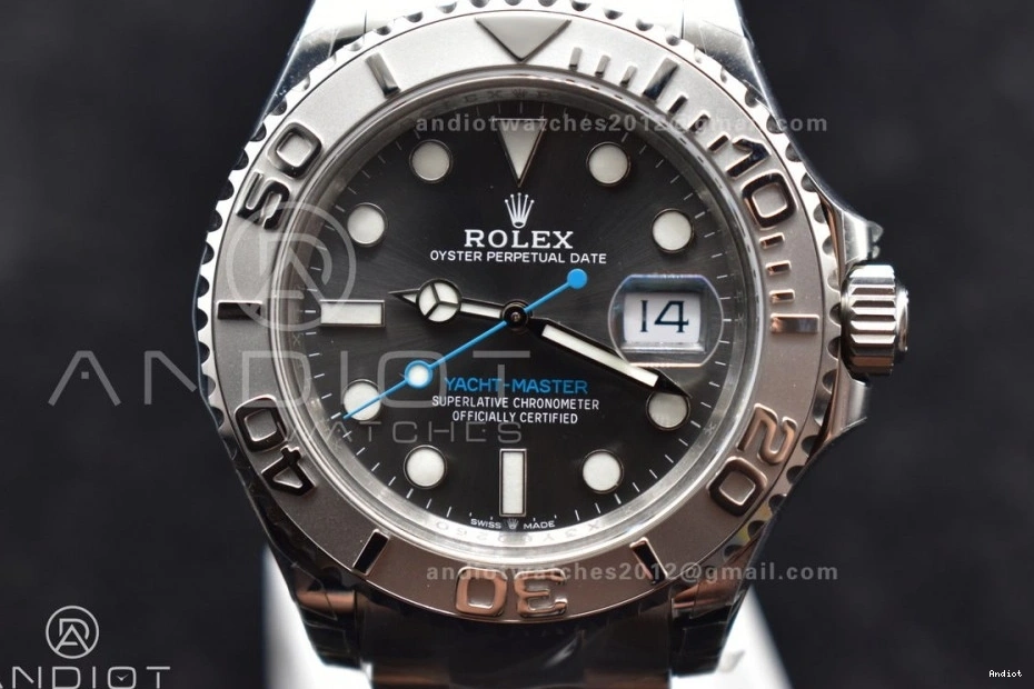 1:1 Edition Gray SS on Dial VSF 904L Steel VS3235 Yacht-Master 126622 Bracelet Best 1206